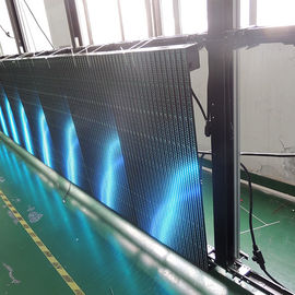 Glass Wall  SMD LED Media Facade , LED Outdoor Advertising Screen Wide View Angle Light Weight Led Wall